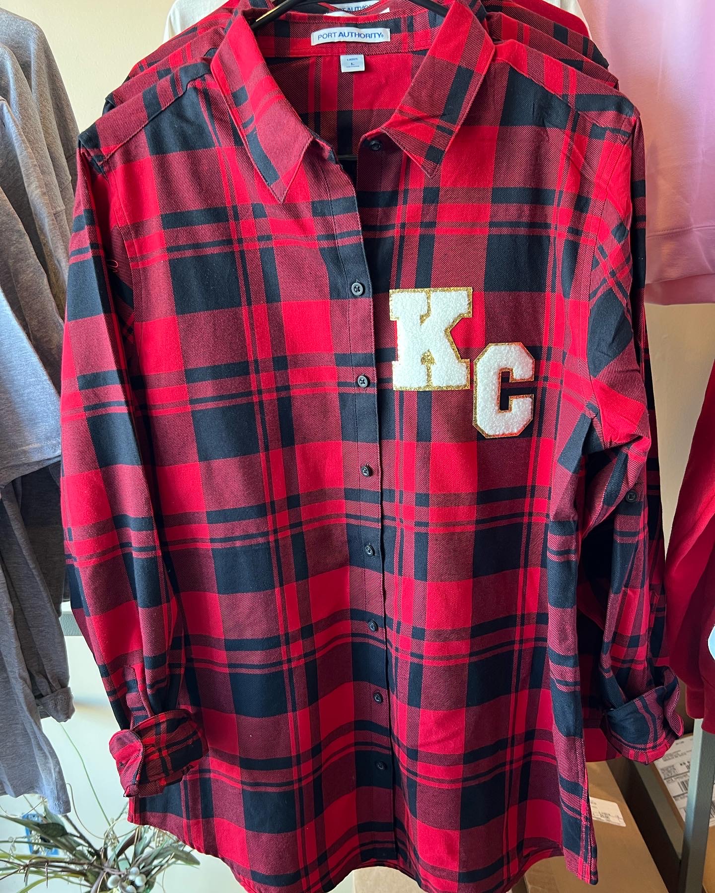 kc chiefs button up shirt